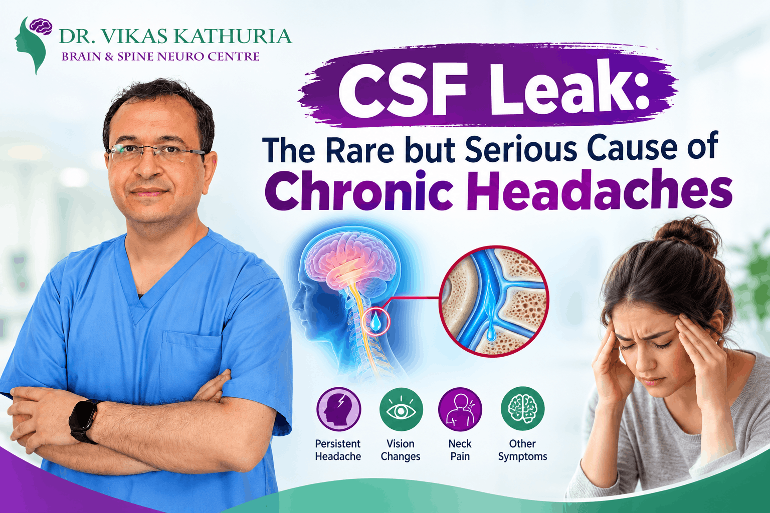 CSF Leak: The Rare but Serious Cause of Chronic Headaches (Gurgaon & Delhi NCR Guide)